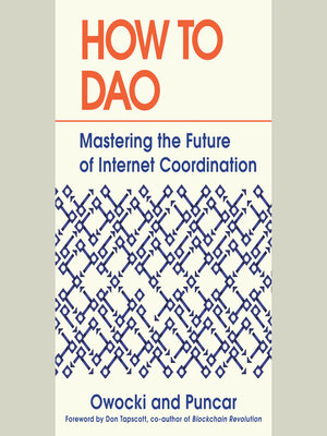 cover image of How to DAO